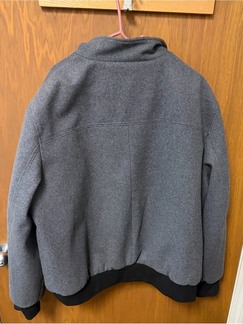 Calvin Klein Men's Grey Zip Bomber‎ Jacket